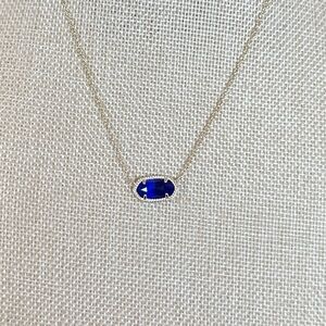 Kendra Scott Cobalt Blue and Gold Necklace